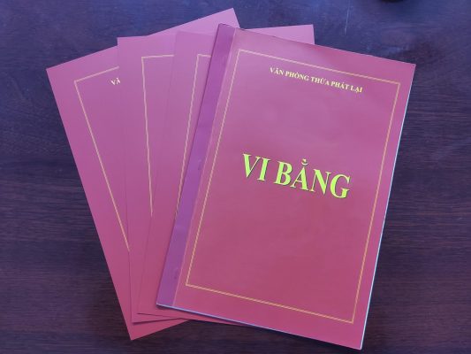 vi bằng xe máy