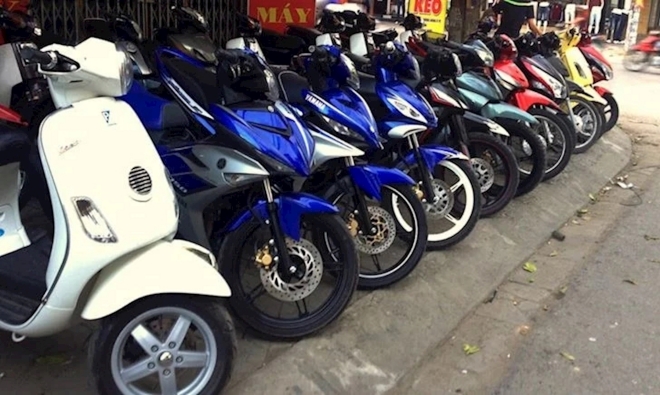 vi bằng xe máy